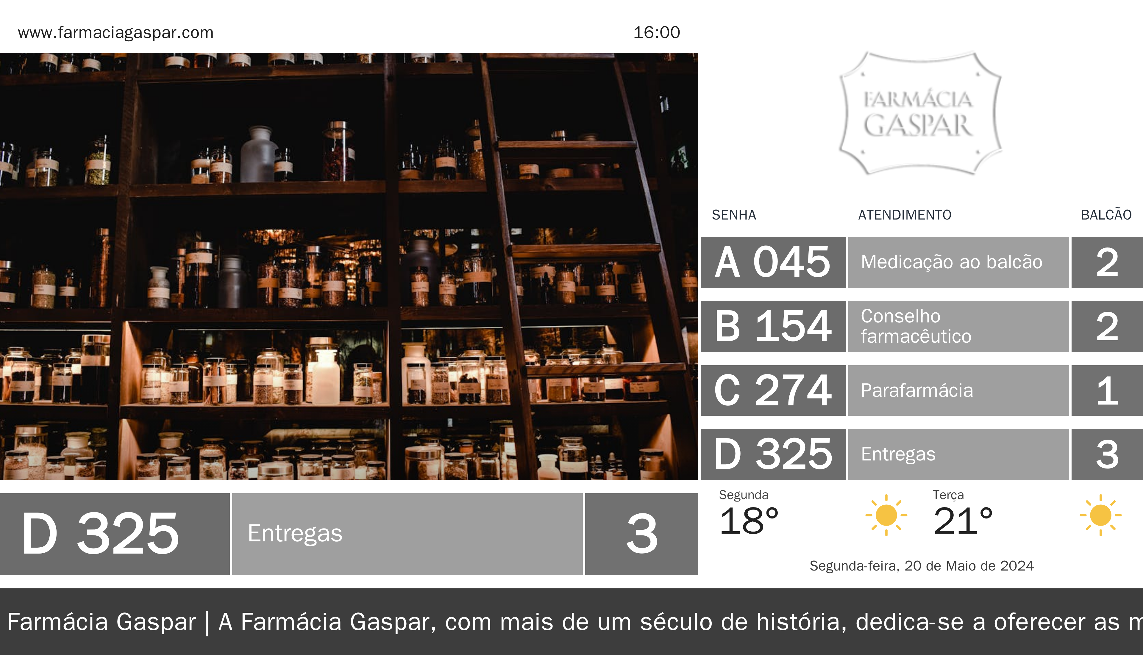 Exemplo Q.infoscreen